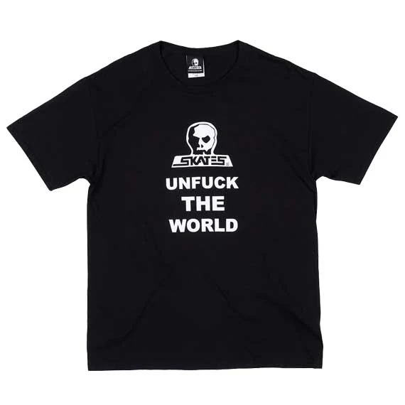 Skull Skates Unfuck T-Shirt Black