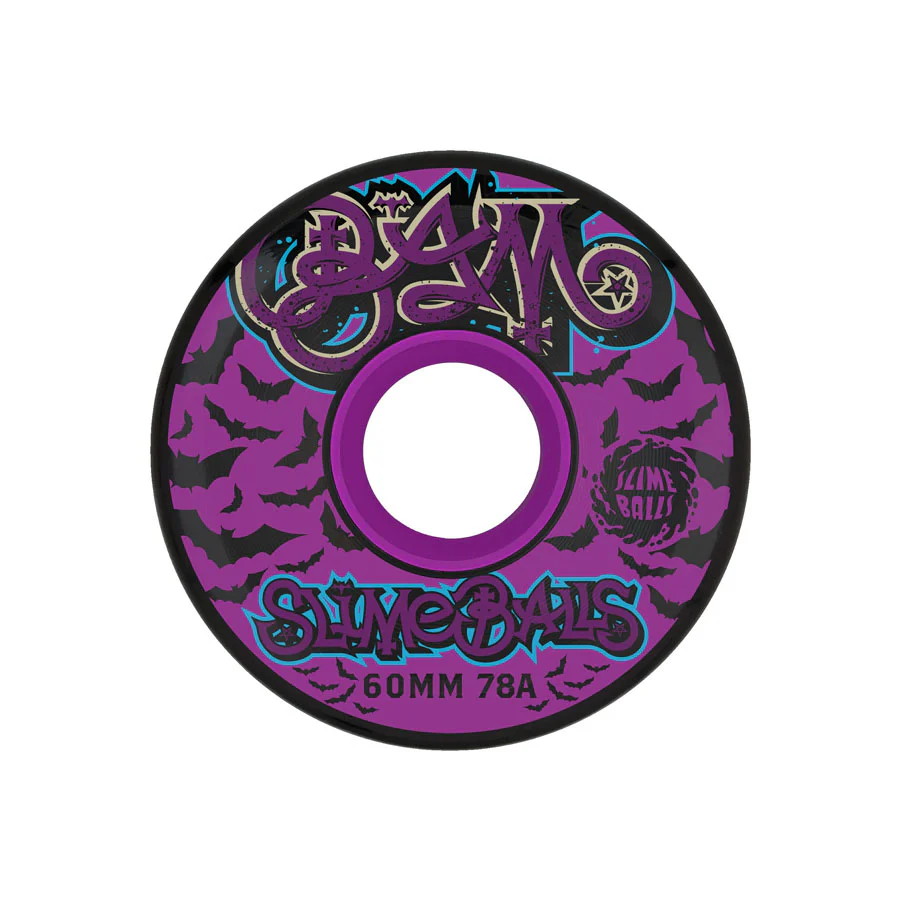 Slime Balls Bam Margera Guest OG Slime Black Wheels 78A 60mm