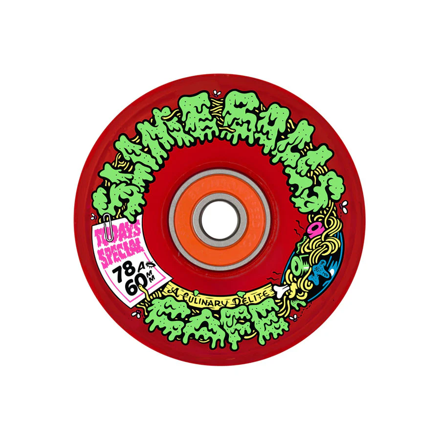 Slime Balls Cafe Light Up OG Slime Red Wheels 78A 60mm