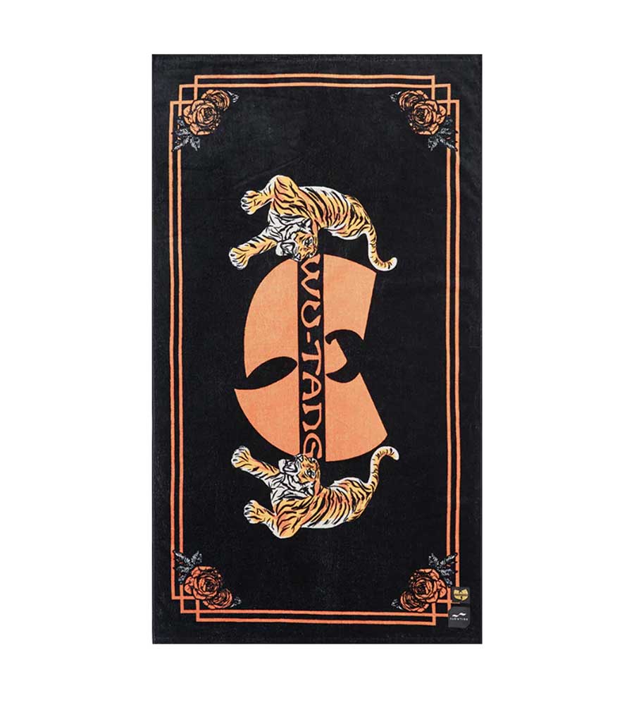 Slowtide Wu-Tang Tiger Style Beach Towel - Black