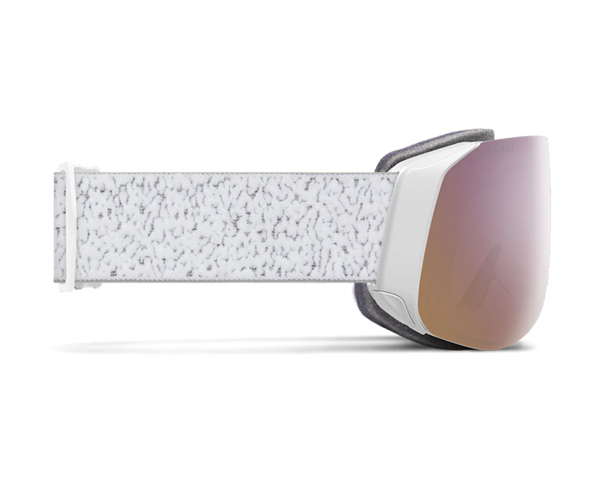 Smith 4D Mag S Goggle White Chunky Knit - ChromaPop Everyday Rose Gold Mirror + Bonus Lens 2026 - Image 2