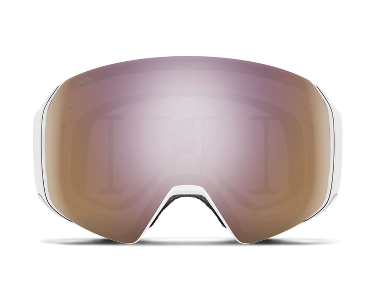 Smith 4D Mag S Goggle White Chunky Knit - ChromaPop Everyday Rose Gold Mirror + Bonus Lens 2026 - Image 3