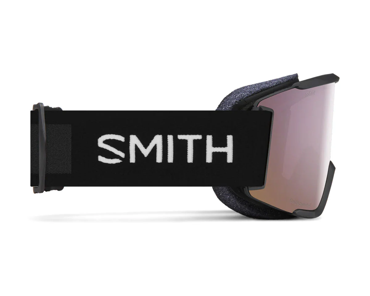 Smith Squad S Goggle Black - ChromaPop Everyday Rose Gold Mirror + Bonus Lens 2026 - Image 2