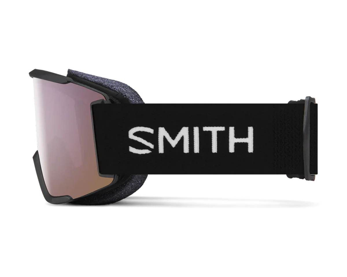 Smith Squad S Goggle Black - ChromaPop Everyday Rose Gold Mirror + Bonus Lens 2026 - Image 4