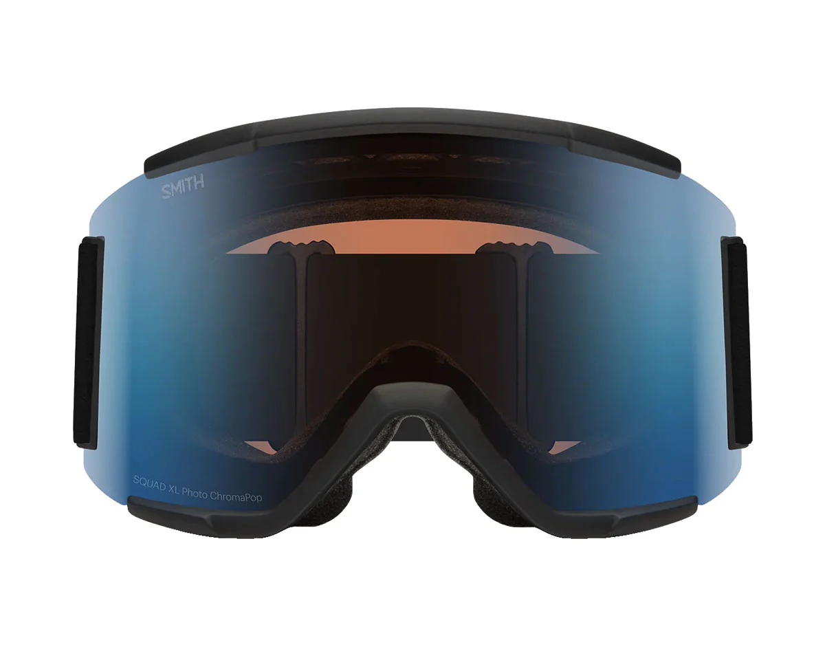 Smith Squad S Goggle Black - ChromaPop Pro Photochromic Blue Mirror 2026 - Image 3