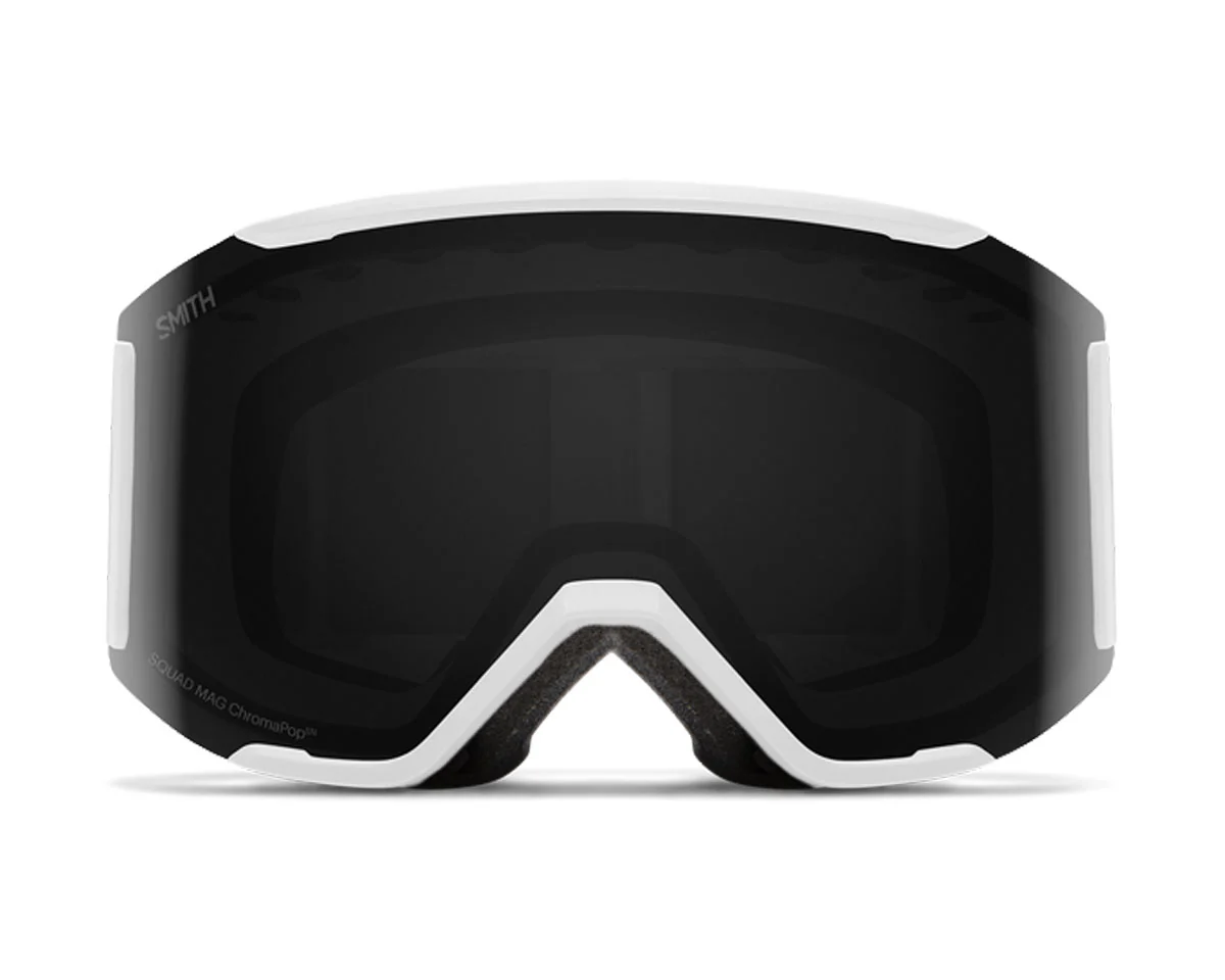 Smith Squad S Goggle White Vapor - ChromaPop Sun Platinum Mirror + Bonus Lens 2026 - Image 3