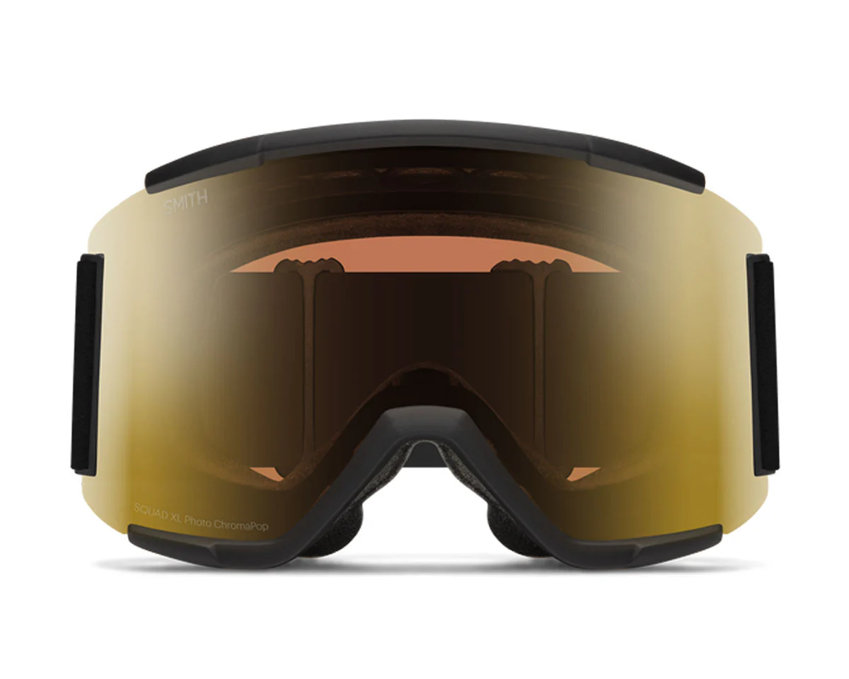 Smith Squad XL Goggle Black - ChromaPop Pro Photochromic Gold Mirror 2026 - Image 3