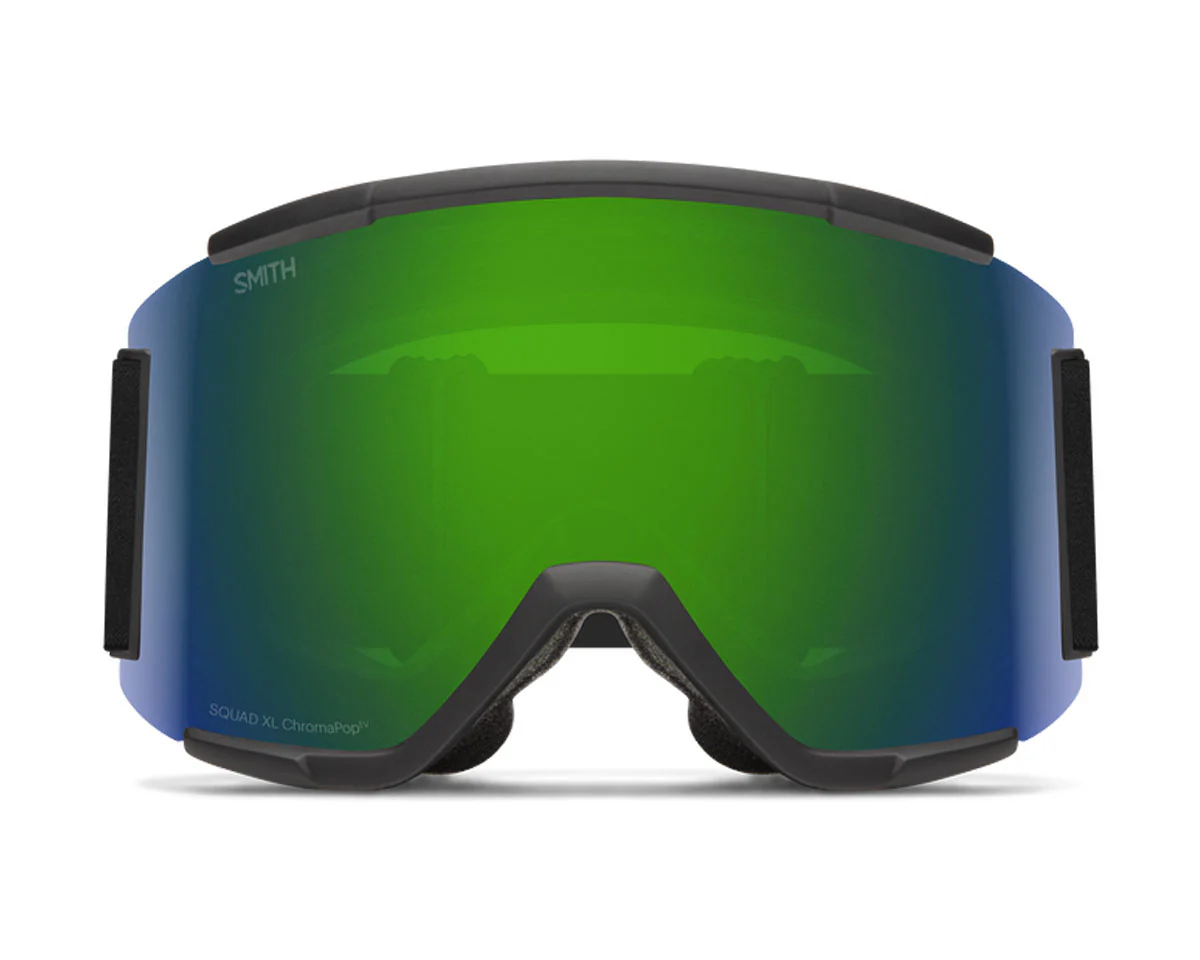 Smith Squad XL Goggle Black - ChromaPop Sun Green Mirror + Bonus Lens 2026 - Image 3