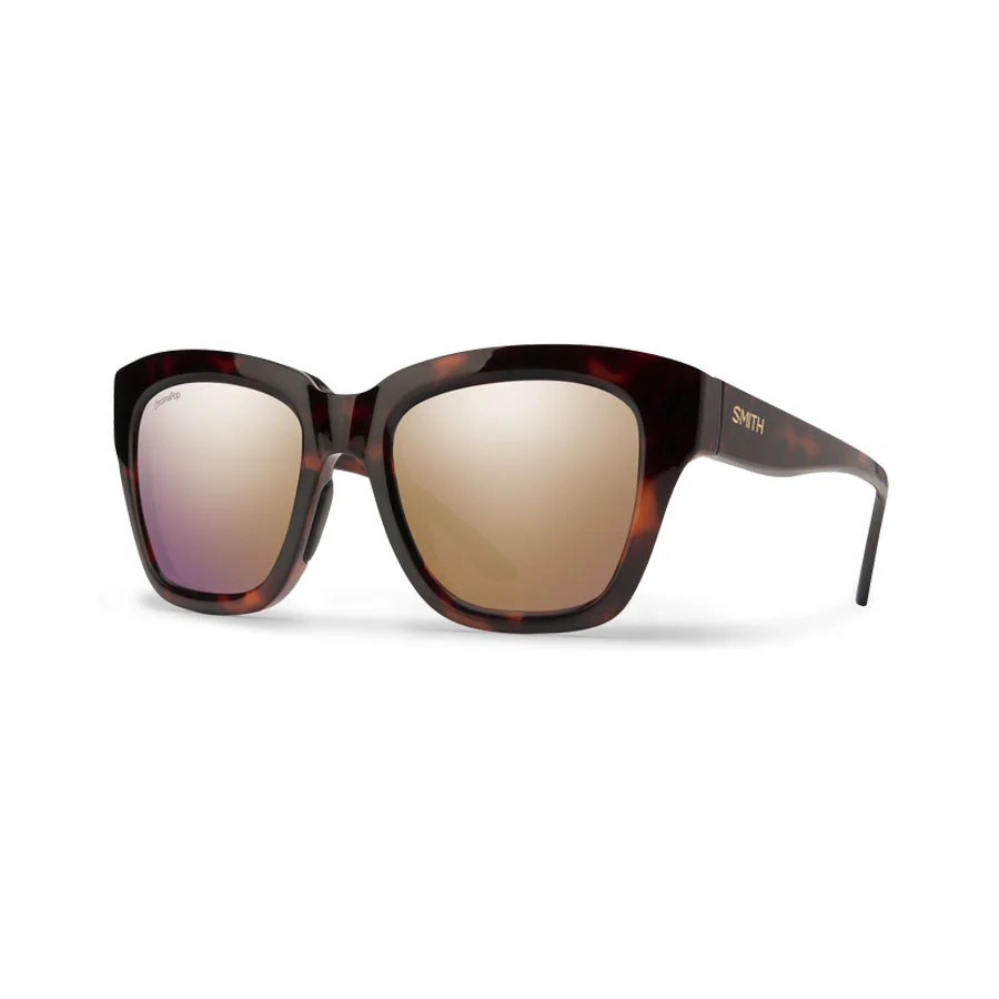 Smith Sway Tortoise - ChromaPop Polarized Rose Gold Mirror