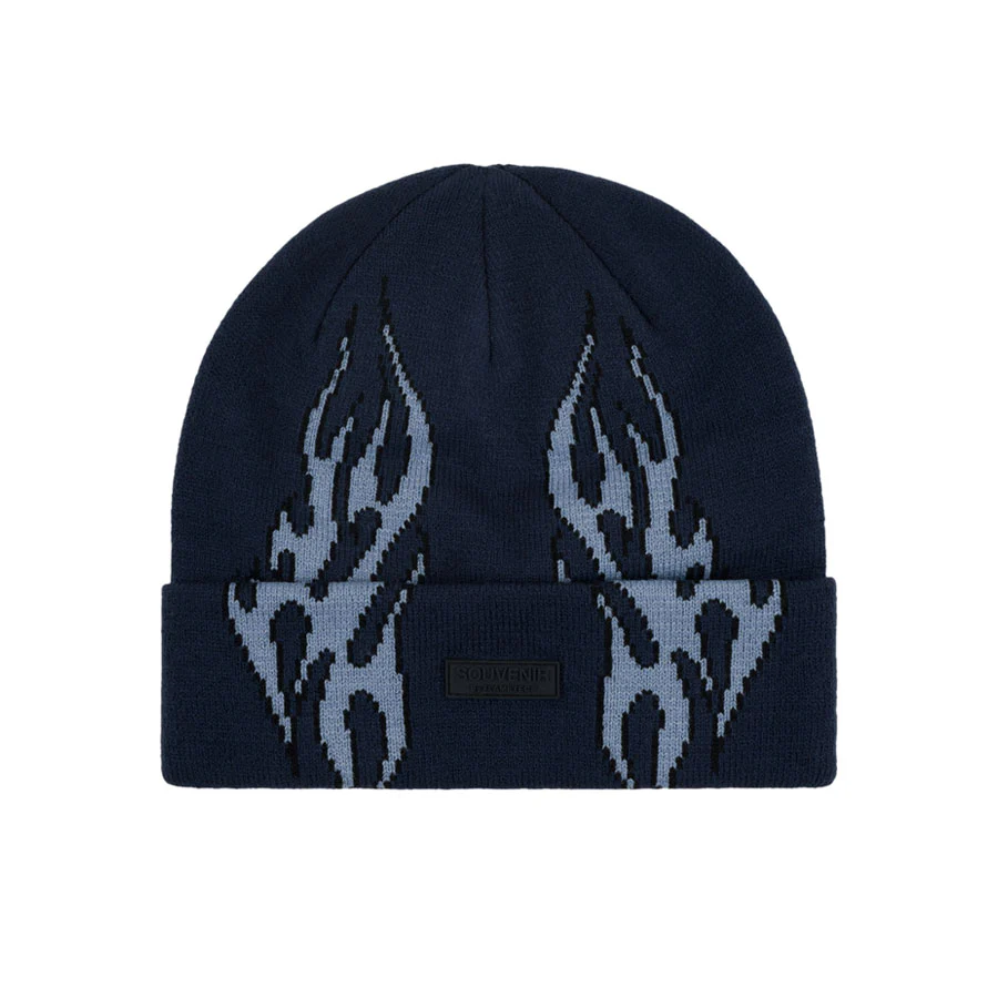 Souvenir Flame Beanie Blue