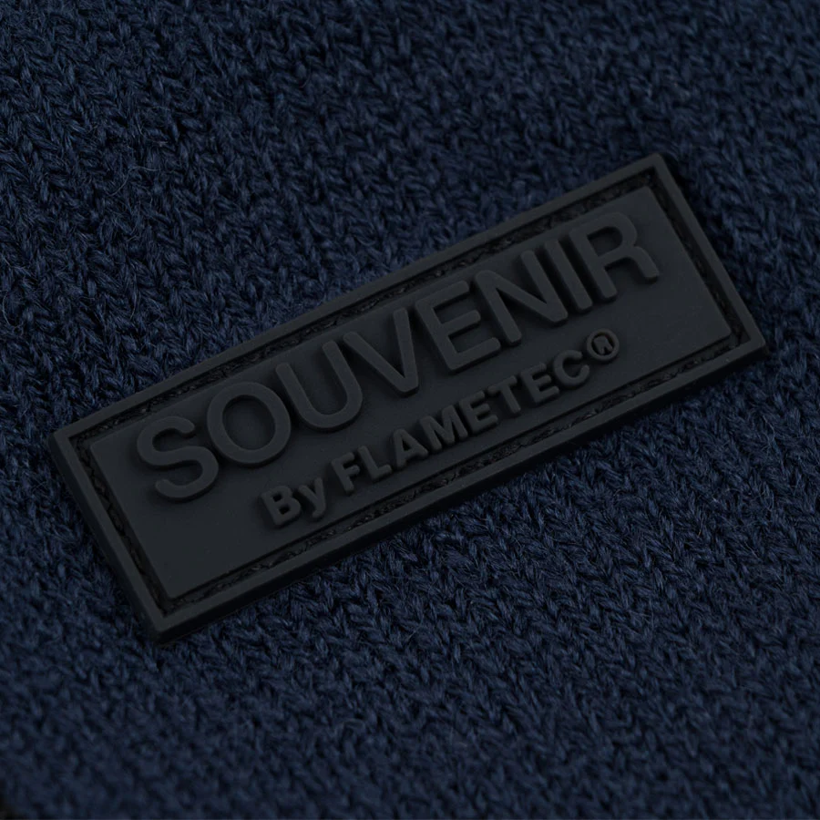 Souvenir Flame Beanie Blue - Image 2