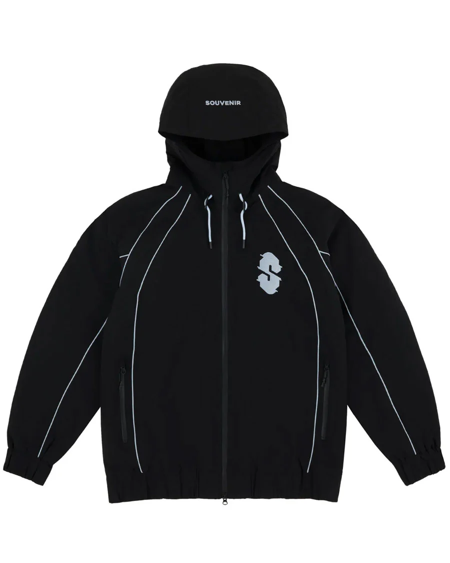 Souvenir Insulated Track Jacket Black 2026