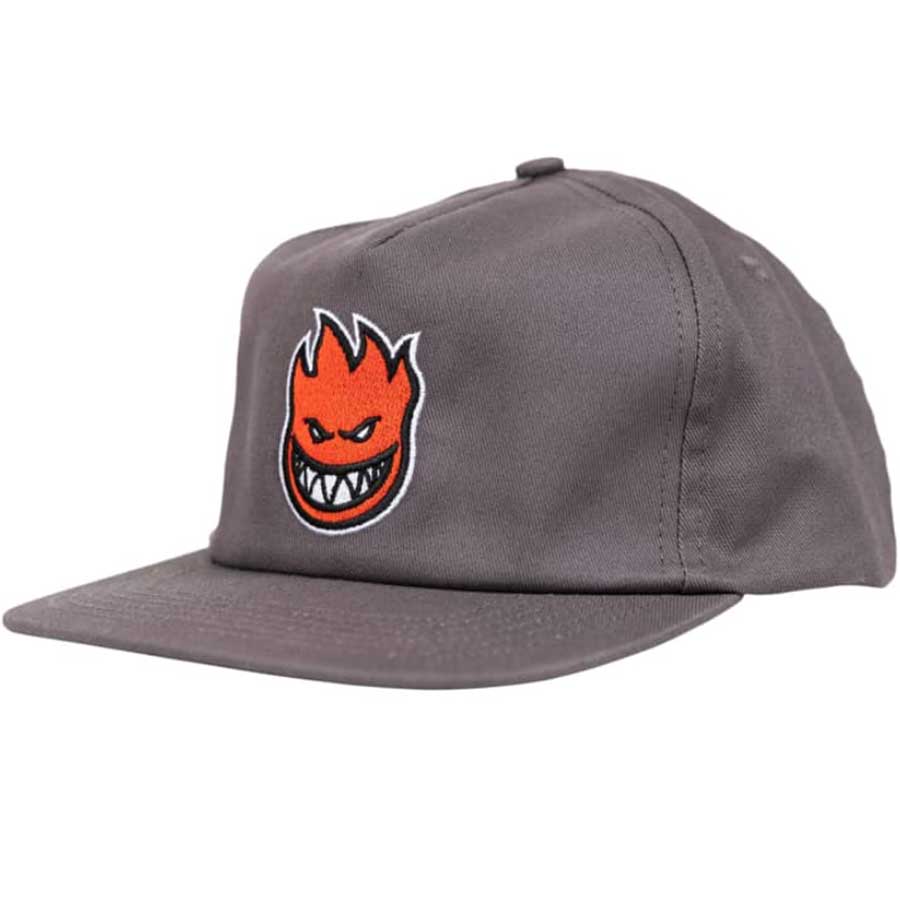 Spitfire Bighead Fill Snapback Cap Charcoal/Red