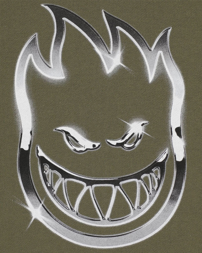 Spitfire Chrome Bighead Hoodie Army - Image 3