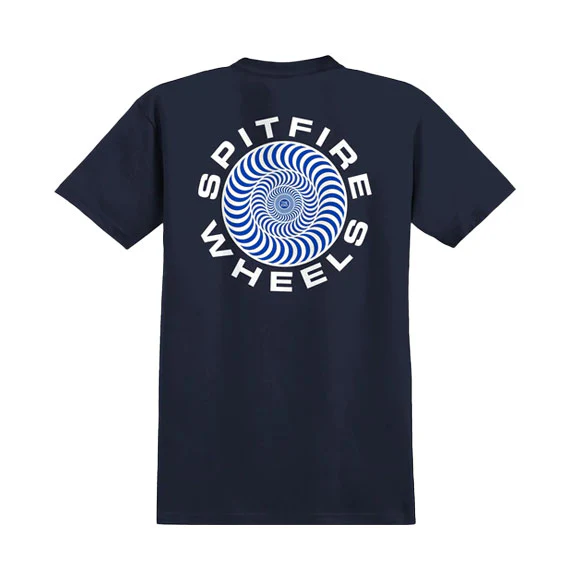 Spitfire Classic '87 Swirl L/S T-Shirt Navy/White - Image 2