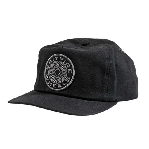 Spitfire Classic 87 Swirl Patch Snapback Cap Black/Grey/Black