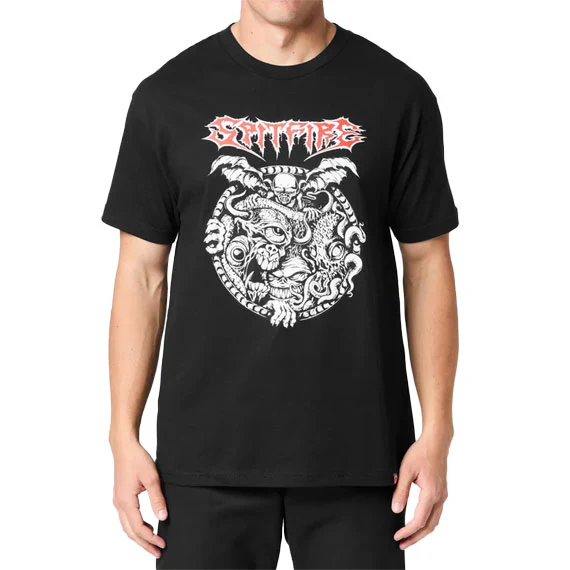 Spitfire Demon Gate T-Shirt - Black/Red - Image 2