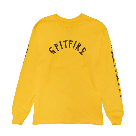Spitfire Gonz Shmoo Long Sleeve T-Shirt - Gold
