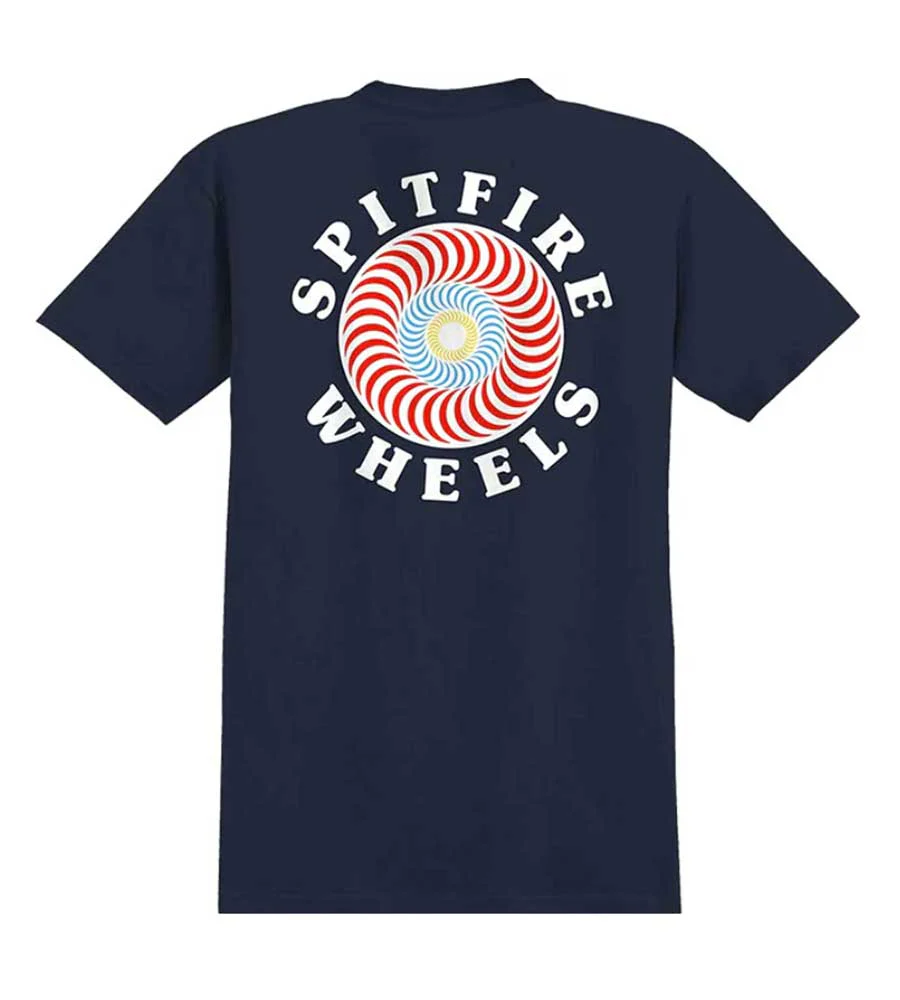 Spitfire OG Classic Fill T-Shirt - Midnight Navy - Image 2
