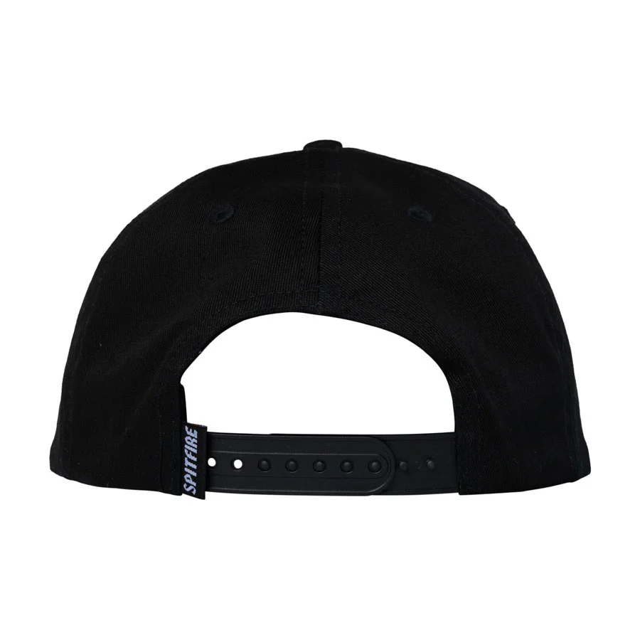Spitfire Snake Classic Snapback Cap - Black/Cream - Image 2