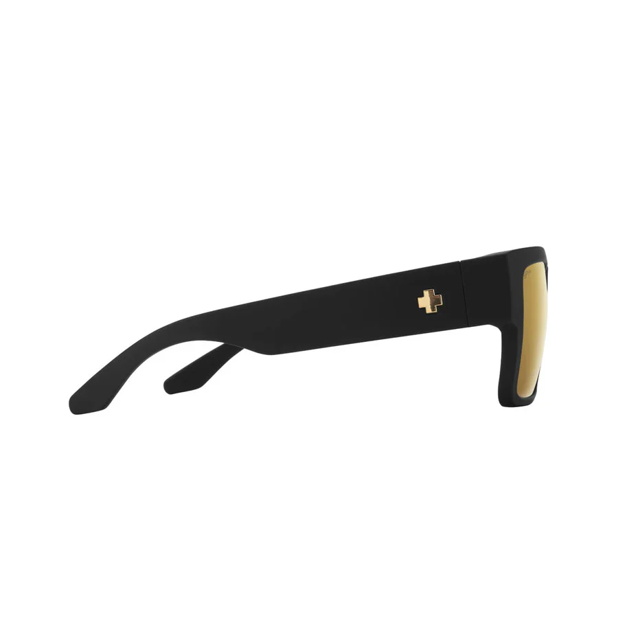 SPY Cyrus Club Midnight Matte Black - Happy Bronze Gold Spectra Mirror - Image 2
