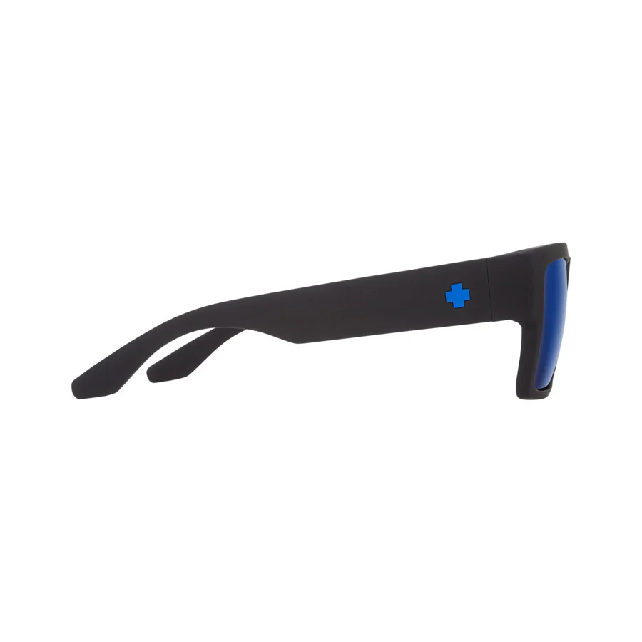 SPY Cyrus Soft Matte Black Happy Bronze Blue Mirror - Image 2