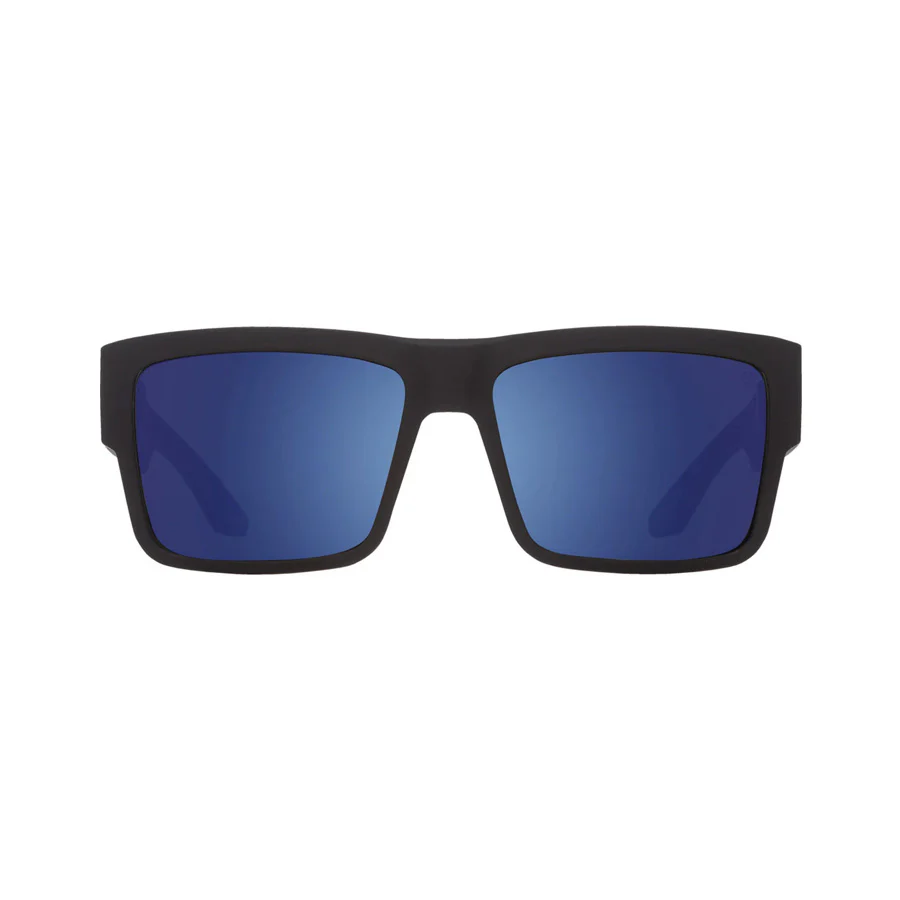 SPY Cyrus Soft Matte Black Happy Bronze Blue Mirror - Image 3