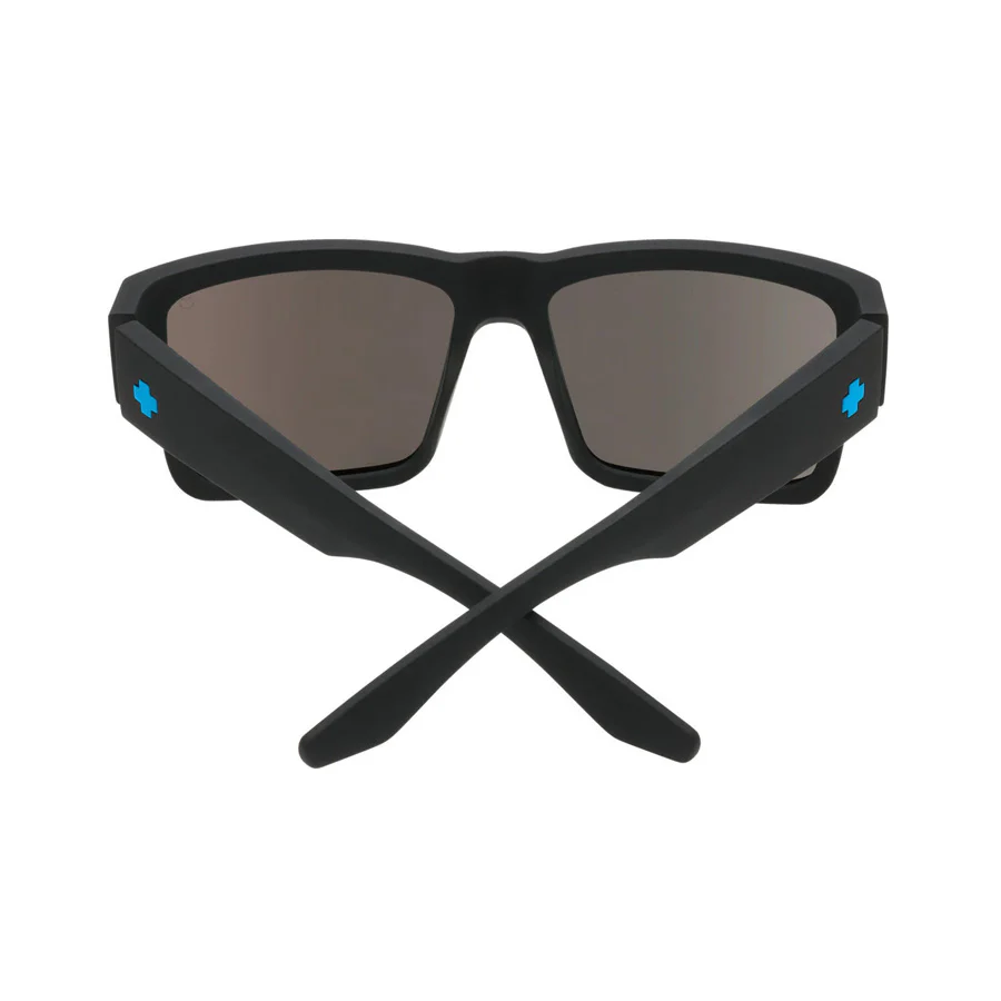 SPY Cyrus Soft Matte Black Happy Bronze Blue Mirror - Image 4