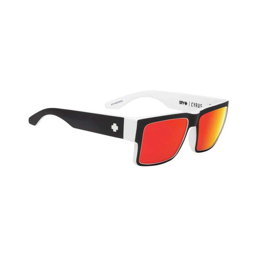 SPY Cyrus Whitewall Happy Gray Green With Red Spectra Mirror - Image 4