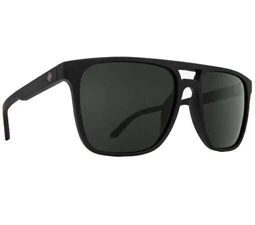 SPY Czar Soft Matte Black Happy Gray Green Polar