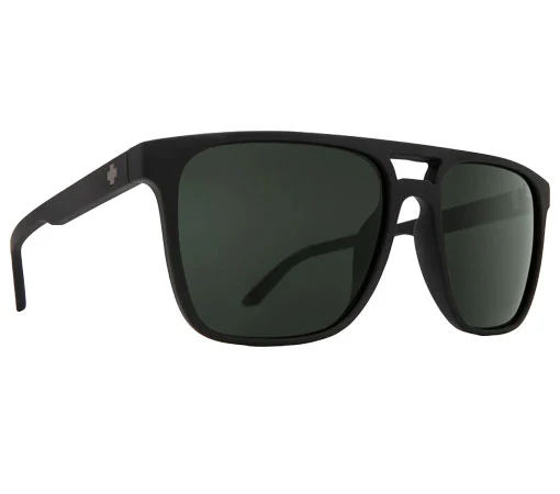 SPY Czar Soft Matte Black Happy Gray Green Polar