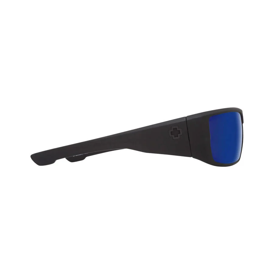 SPY Dirk Matte Black Happy Bronze Polar With Blue Spectra Mirror - Image 2