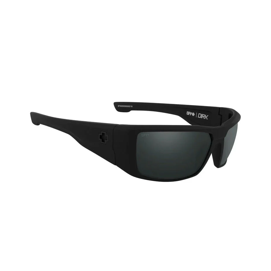 SPY Dirk Soft Matte Black - Happy Boost Polar Black Mirror - Image 4