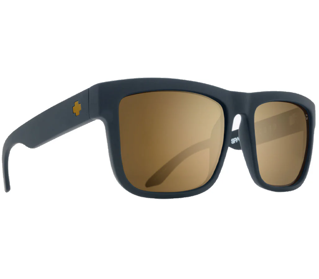 SPY Discord Asian Frame - Soft Matte Black Happy Bronze Gold Mirror