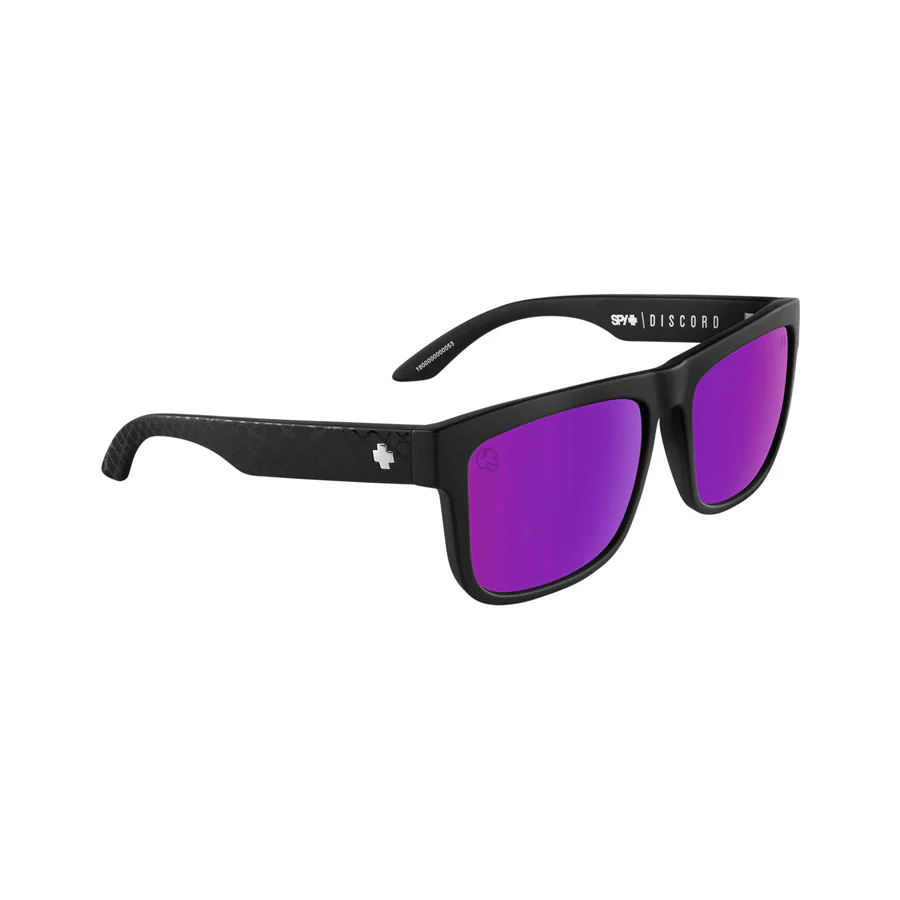 SPY Discord Slayco Matte Black Viper Happy Bronze Purple Spectra Mirror - Image 4