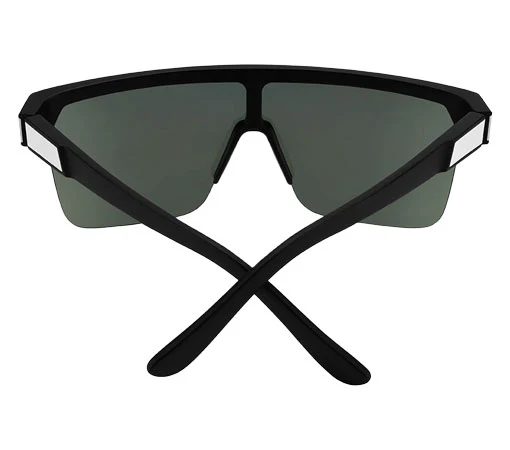 SPY Flynn 5050 Matte Black - Happy Boost Polar Orange Mirror - Image 4
