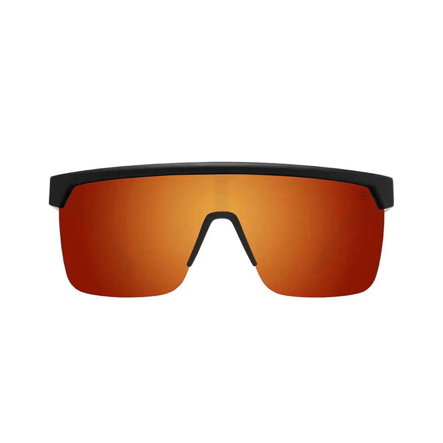 SPY Flynn 5050 Matte Black - Happy Boost Polar Orange Mirror - Image 3