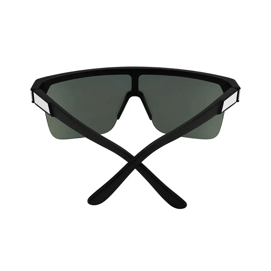SPY Flynn 5050 Matte Black - Happy Boost Polar Orange Mirror - Image 4