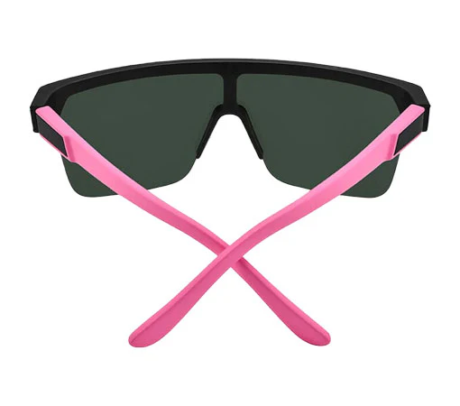 SPY Flynn 5050 Matte Black Matte Pink - Happy Gray Green Light Green Mirror - Image 4