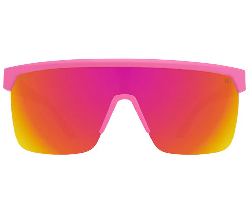 SPY Flynn 5050 Matte Pink Matte Translucent White - Happy Bronze Pink Mirror - Image 3