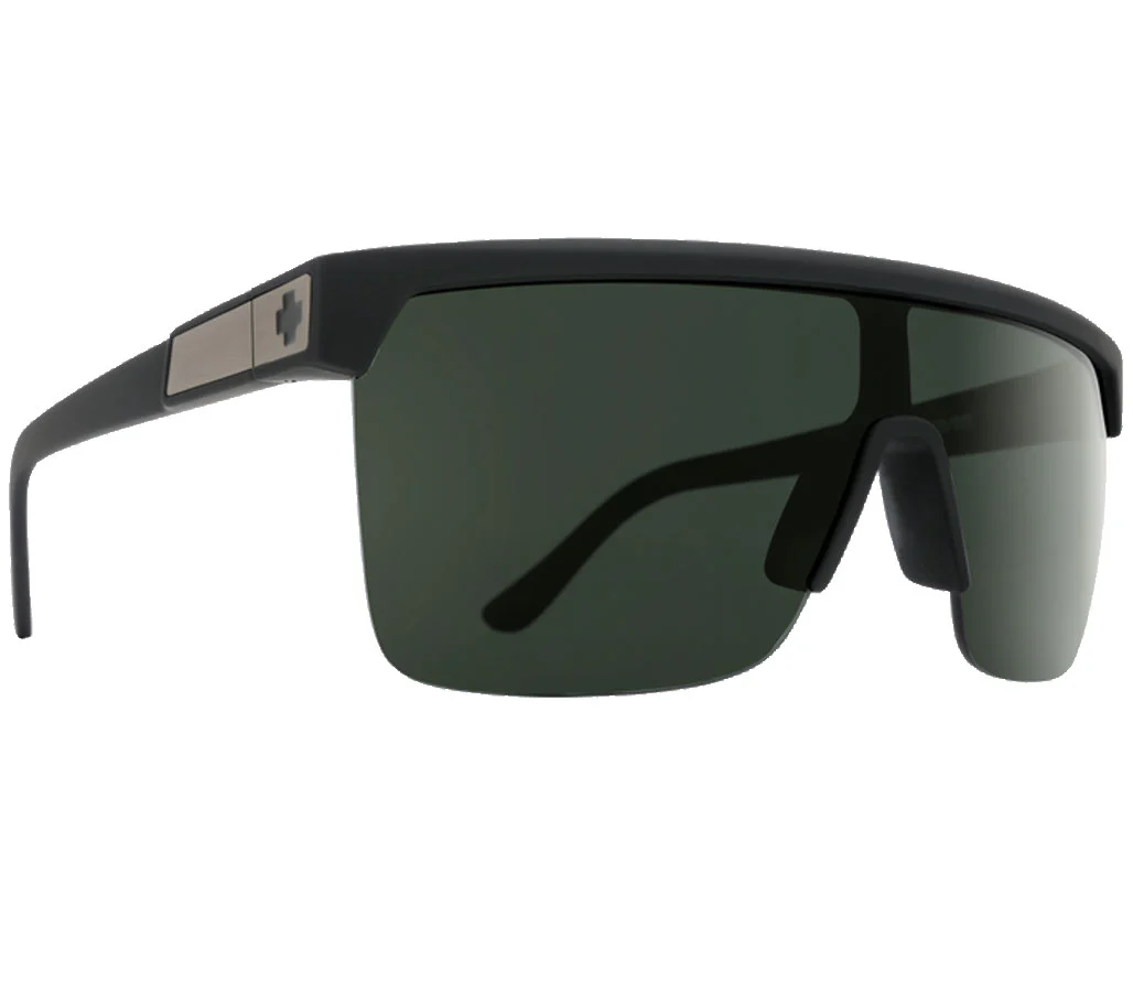 SPY Flynn 5050 Soft Matte Black Happy Gray Green