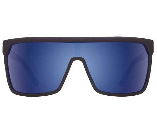 SPY Flynn Soft Matte Black Happy Bronze With Dark Blue Spectra Mirror - Image 3