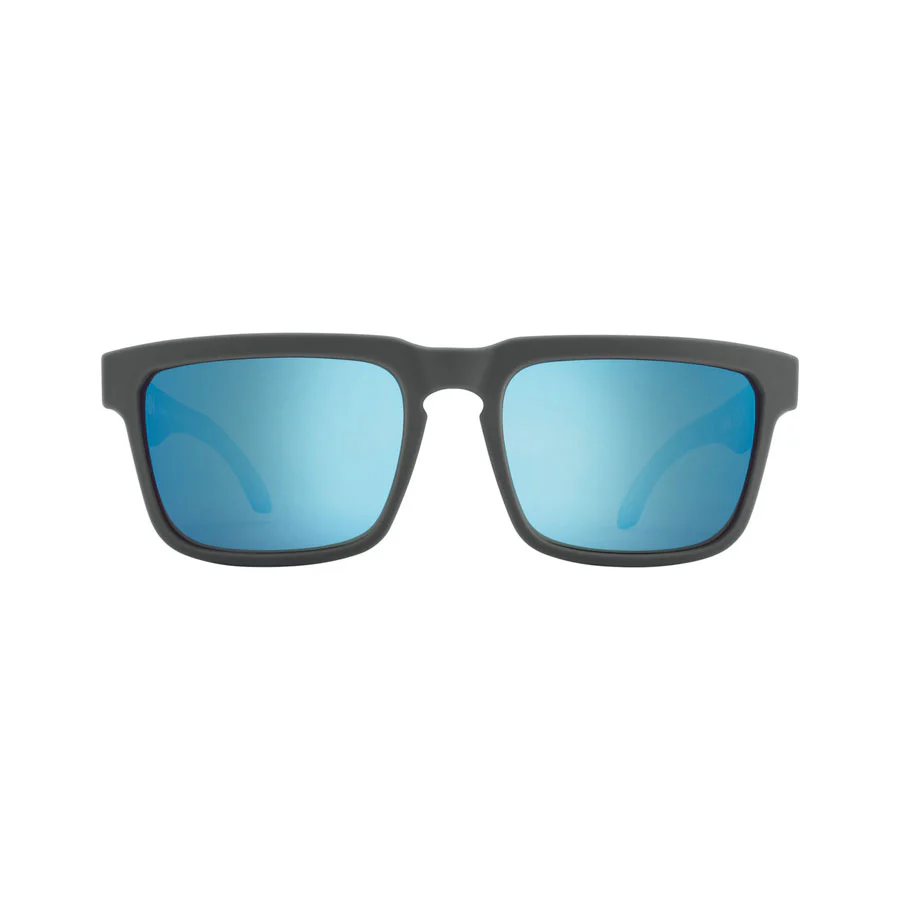 SPY Helm Soft Matte Dark Gray Happy Gray Green Polar With Light Blue Spectra Mirror - Image 3