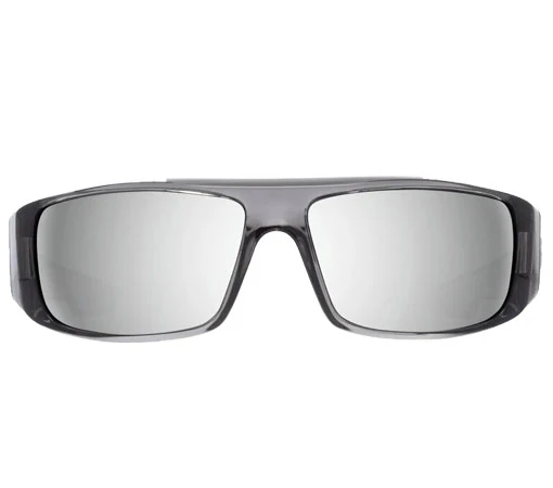 SPY Logan Clear Smoke - HD Plus Gray Green with Silver Mirror - Image 3