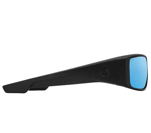 SPY Logan Matte Black - Happy Boost Polar Ice Blue Mirror - Image 2