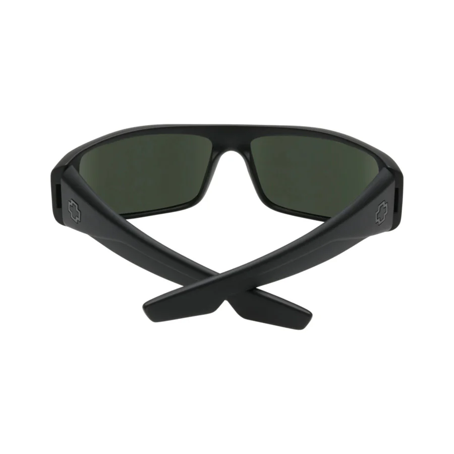 SPY Logan Soft Matte Black Happy Gray Green - Image 4