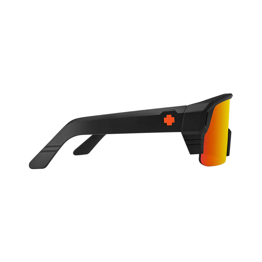 SPY Monolith 5050 Matte Black - Happy Bronze Orange Spectra Mirror - Image 2