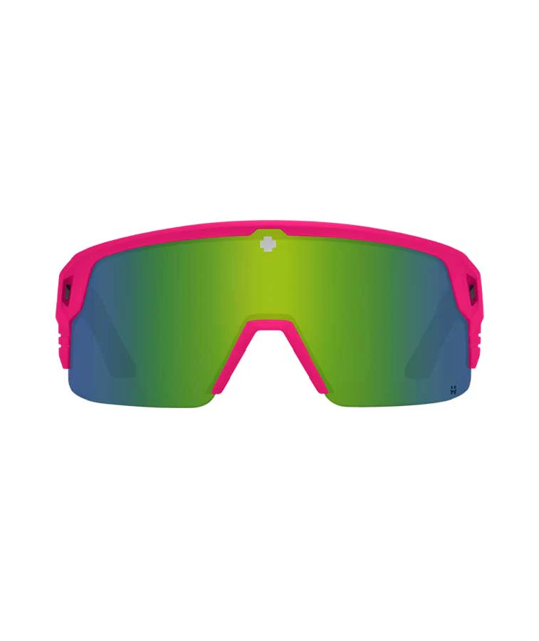 SPY Monolith 5050 - Matte Neon Pink/Happy Bronze Light Green Spectra Mirror