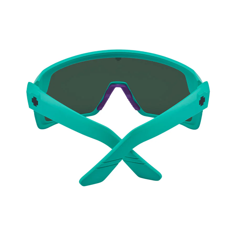 SPY Monolith Matte Teal Happy Gray Green Dark Blue Spectra Mirror - Image 4
