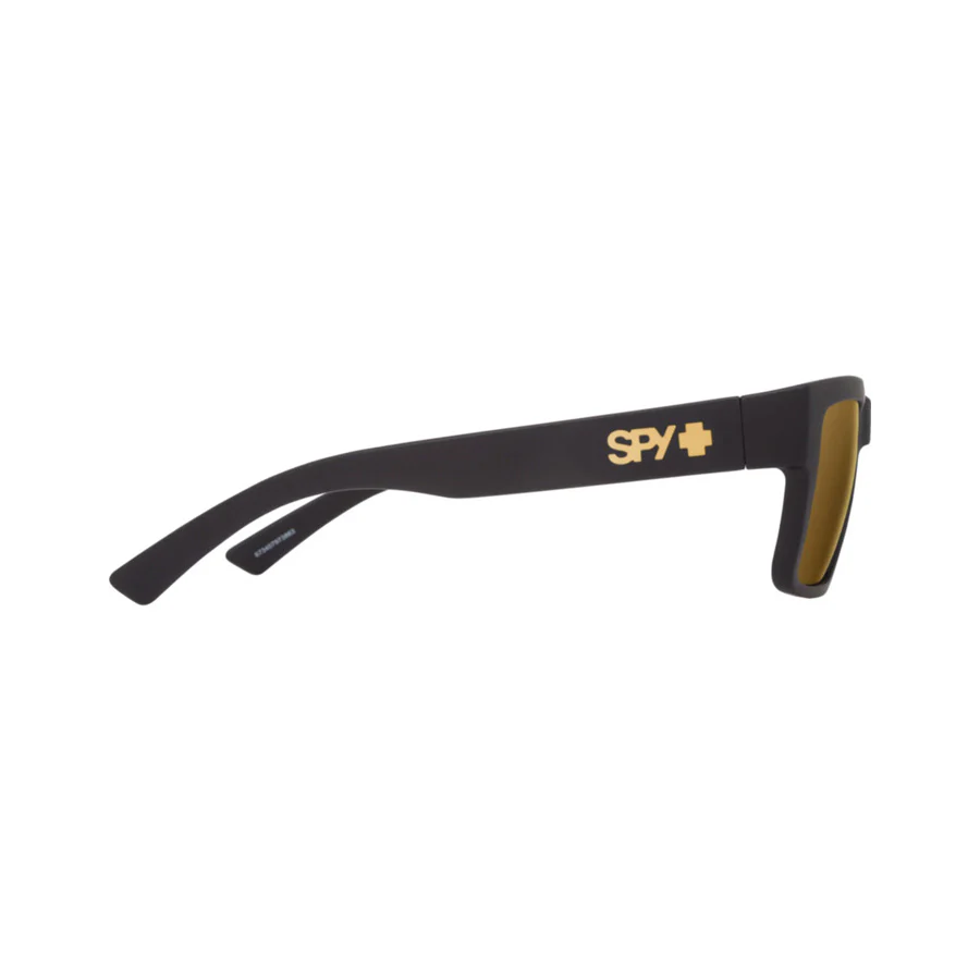 SPY Montana Soft Matte Black - Happy Bronze Gold Mirror - Image 2